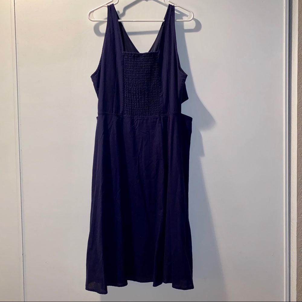 Navy Blue Lane Bryant Dress - Picture 2 of 4